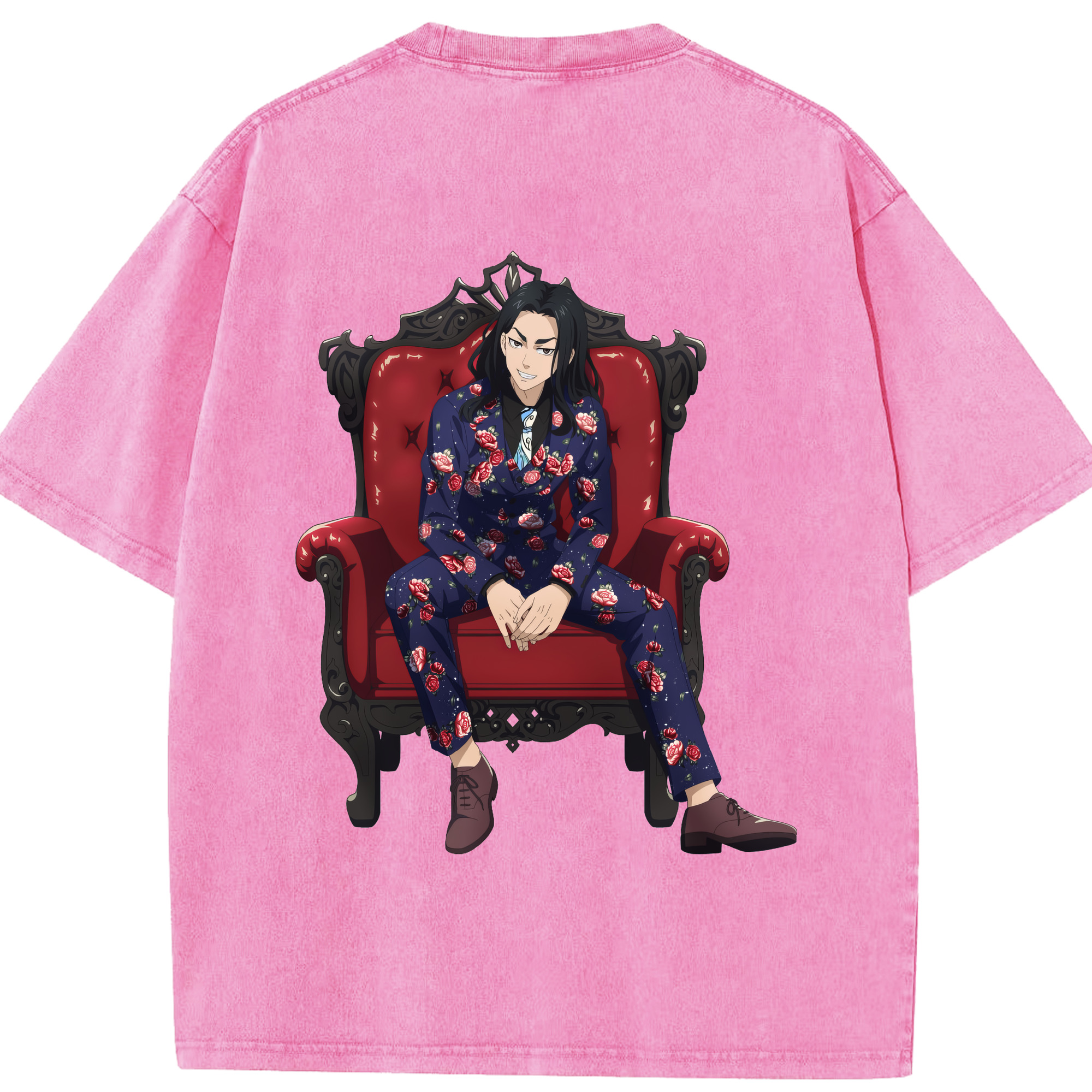 （画像用） 東京リベンジャーズ Tokyo Revengers 綿100% ヴィンテージ風 半袖Tシャツ（背面プリント）